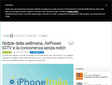 Tablet Screenshot of iphoneitalia.com